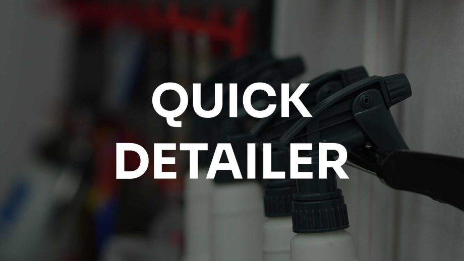 SIGNIFICATO DI QUICK DETAILER NEL CAR DETAILING