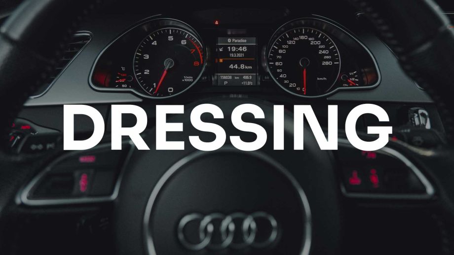 SIGNIFICATO DI DRESSING NEL CAR DETAILING